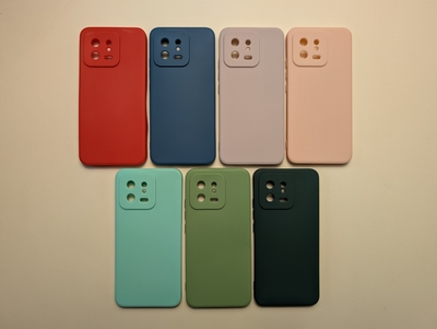Цветной силиконовый чехол для Xiaomi 13 — фото 1 Цветной силиконовый чехол для Xiaomi 13 — фото 1