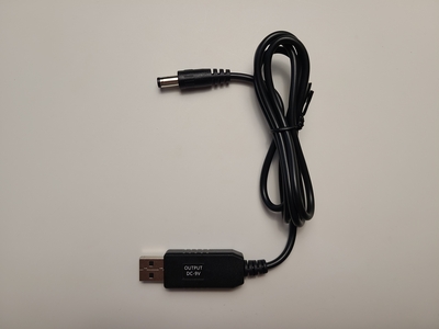 Кабель питания преобразователь с USB-DC 5V на 9V 5.5x2.1мм — фото 1 Кабель питания преобразователь с USB-DC 5V на 9V 5.5x2.1мм — фото 1