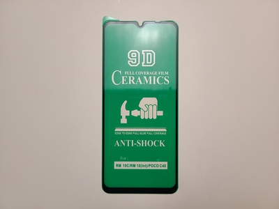 Керамическое защитное стекло для Xiaomi Redmi 10C, Poco C40 — фото 1 Керамическое защитное стекло для Xiaomi Redmi 10C, Poco C40 — фото 1