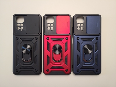 Ударопрочный чехол CamShield Ring для Xiaomi Redmi Note 11, Note 11s — фото 1 Ударопрочный чехол CamShield Ring для Xiaomi Redmi Note 11, Note 11s — фото 1