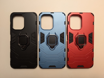 Противоударный чехол Transformer Ring для Xiaomi Redmi 13C, Poco C65 — фото 1 Противоударный чехол Transformer Ring для Xiaomi Redmi 13C, Poco C65 — фото 1