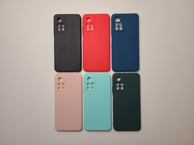 Цветной силиконовый чехол для Xiaomi Redmi Note 11 5G, Poco M4 Pro 5G — фото 1 Цветной силиконовый чехол для Xiaomi Redmi Note 11 5G, Poco M4 Pro 5G — фото 1