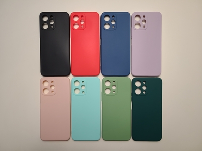 Цветной силиконовый чехол для Xiaomi Redmi 12 — фото 1 Цветной силиконовый чехол для Xiaomi Redmi 12 — фото 1