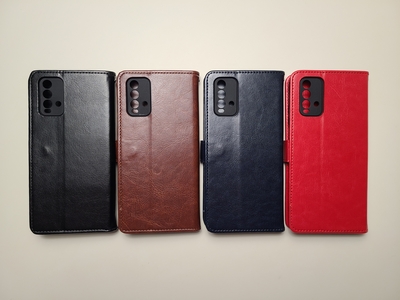 Чехол книжка Idewei для Xiaomi Redmi 9T (с застежкой) — фото 2 Чехол книжка Idewei для Xiaomi Redmi 9T (с застежкой) — фото 2