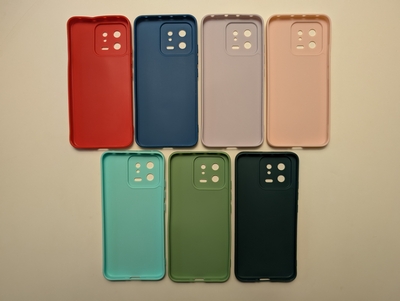 Цветной силиконовый чехол для Xiaomi 13 — фото 2 Цветной силиконовый чехол для Xiaomi 13 — фото 2