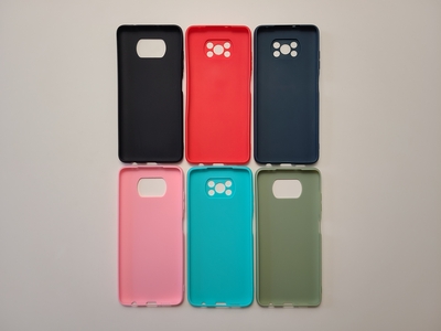 Цветной силиконовый чехол для Xiaomi Poco X3 — фото 2 Цветной силиконовый чехол для Xiaomi Poco X3 — фото 2