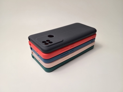 Цветной силиконовый чехол для Xiaomi Redmi 10A — фото 11 Цветной силиконовый чехол для Xiaomi Redmi 10A — фото 11