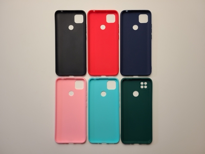 Цветной силиконовый чехол для Xiaomi Redmi 9C — фото 1 Цветной силиконовый чехол для Xiaomi Redmi 9C — фото 1