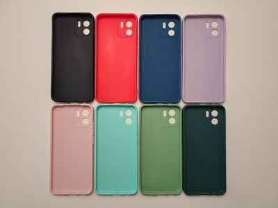 Цветной силиконовый чехол для Xiaomi Redmi A1, Redmi A2 — фото 2 Цветной силиконовый чехол для Xiaomi Redmi A1, Redmi A2 — фото 2