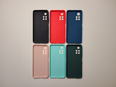 Цветной силиконовый чехол для Xiaomi Redmi Note 11 5G, Poco M4 Pro 5G — фото 2 Цветной силиконовый чехол для Xiaomi Redmi Note 11 5G, Poco M4 Pro 5G — фото 2