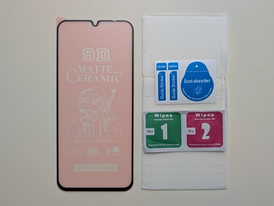 Гибкое матовое защитное стекло для Xiaomi Redmi 15C, Poco C85 — фото 3 Гибкое матовое защитное стекло для Xiaomi Redmi 15C, Poco C85 — фото 3