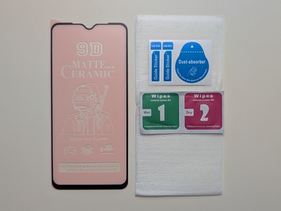 Гибкое матовое защитное стекло для Xiaomi Redmi 9 — фото 3 Гибкое матовое защитное стекло для Xiaomi Redmi 9 — фото 3
