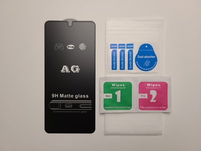 Матовое защитное стекло для Xiaomi Poco X3 — фото 3 Матовое защитное стекло для Xiaomi Poco X3 — фото 3
