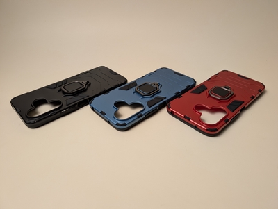 Противоударный чехол Transformer Ring для Xiaomi Redmi 13, Poco M6 — фото 3 Противоударный чехол Transformer Ring для Xiaomi Redmi 13, Poco M6 — фото 3