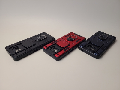 Ударопрочный чехол CamShield Ring для Xiaomi Poco X3 — фото 4 Ударопрочный чехол CamShield Ring для Xiaomi Poco X3 — фото 4