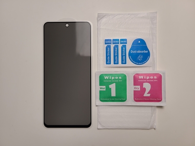 Защитное стекло Антишпион для Xiaomi Redmi Note 11 5G, Poco M4 Pro 5G — фото 3 Защитное стекло Антишпион для Xiaomi Redmi Note 11 5G, Poco M4 Pro 5G — фото 3